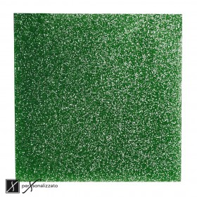plexiglass glitter verde